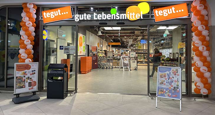 tegut eröffnee am 13.10.2022 im Perlach PLAZA (©Foto. Martin Schmitz)